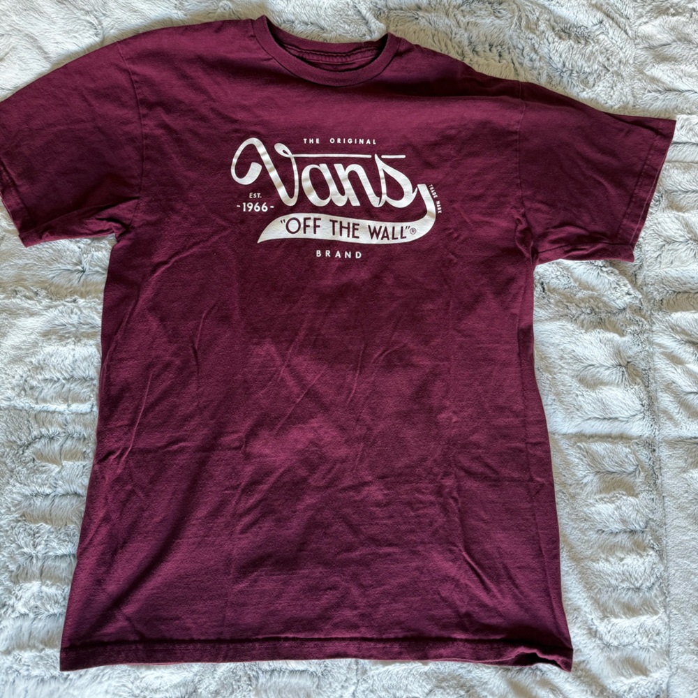 Vans Burgundy Graphic T-Shirt